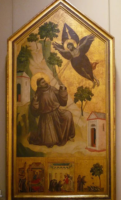 Giotto di Bondone "St. Francis of Assisi Receiving the Stigmata"