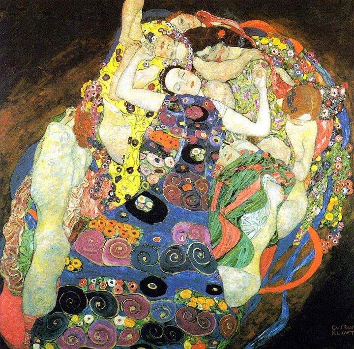 Gustav Klimt "Die Jungfrau" 