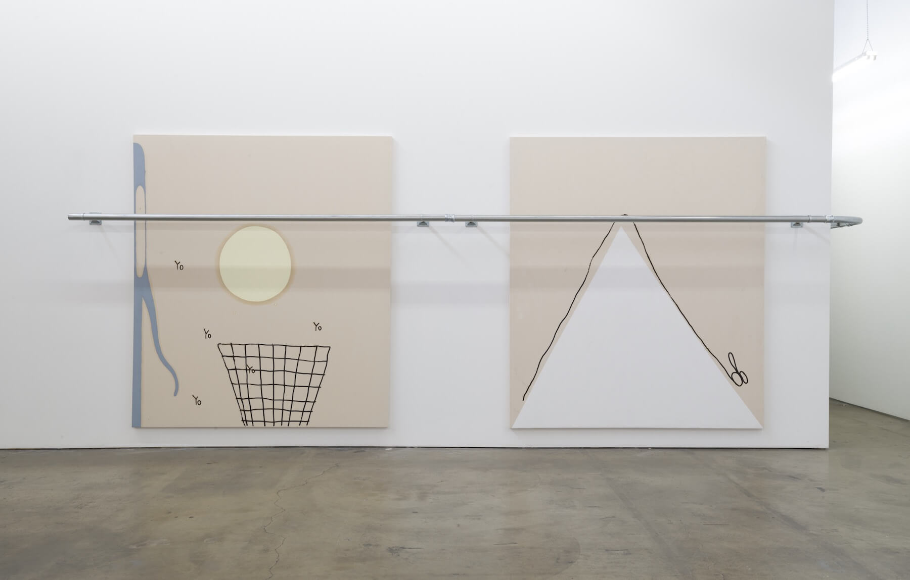 Florian Meisenberg “The Taste of Metal in Water” (François Ghebaly Gallery)