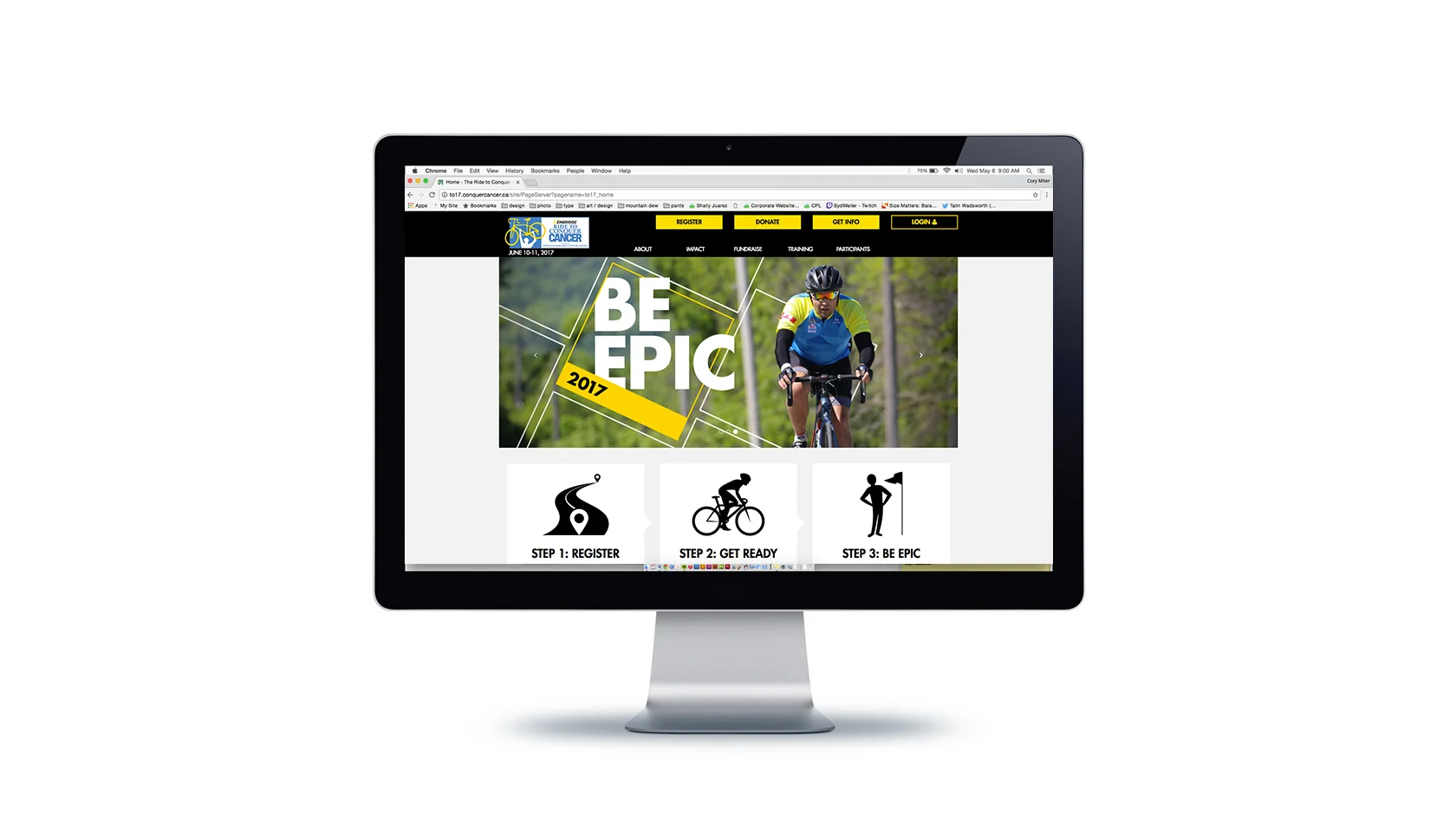 Ride to Conquer Cancer Website