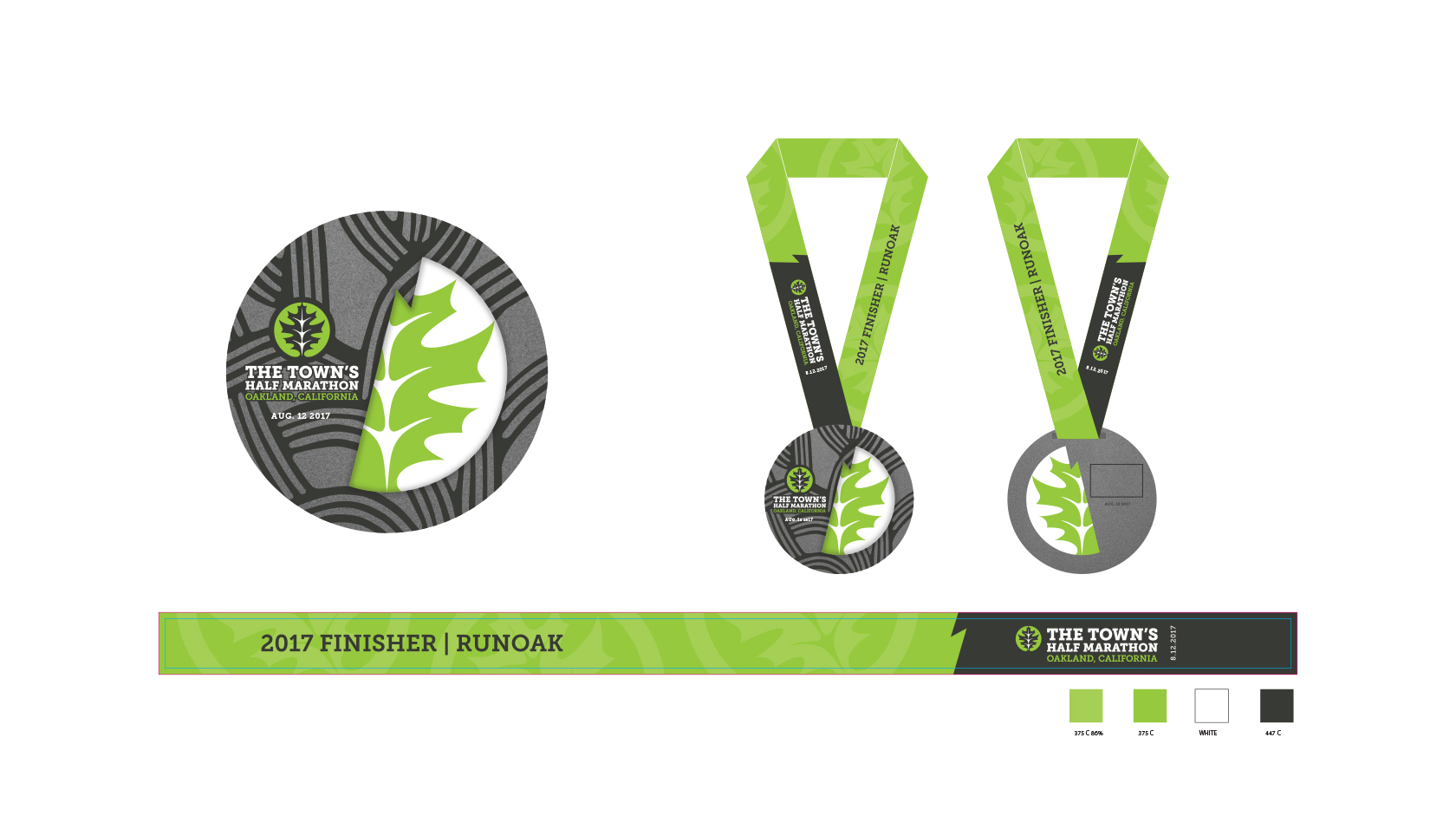 The Towns Half Marathon &amp; 5k Medal