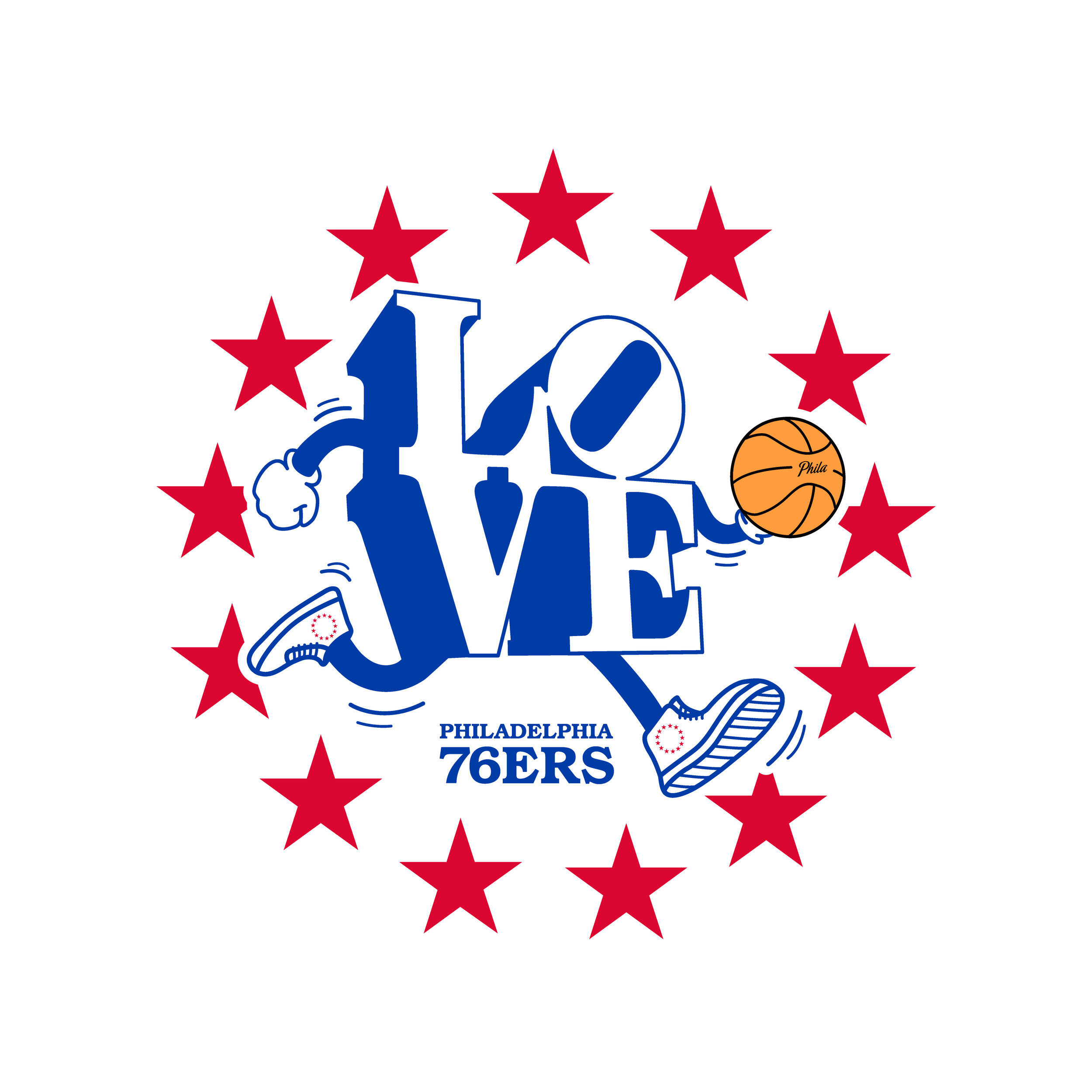 76ers 2021 Warm up Jersey graphic