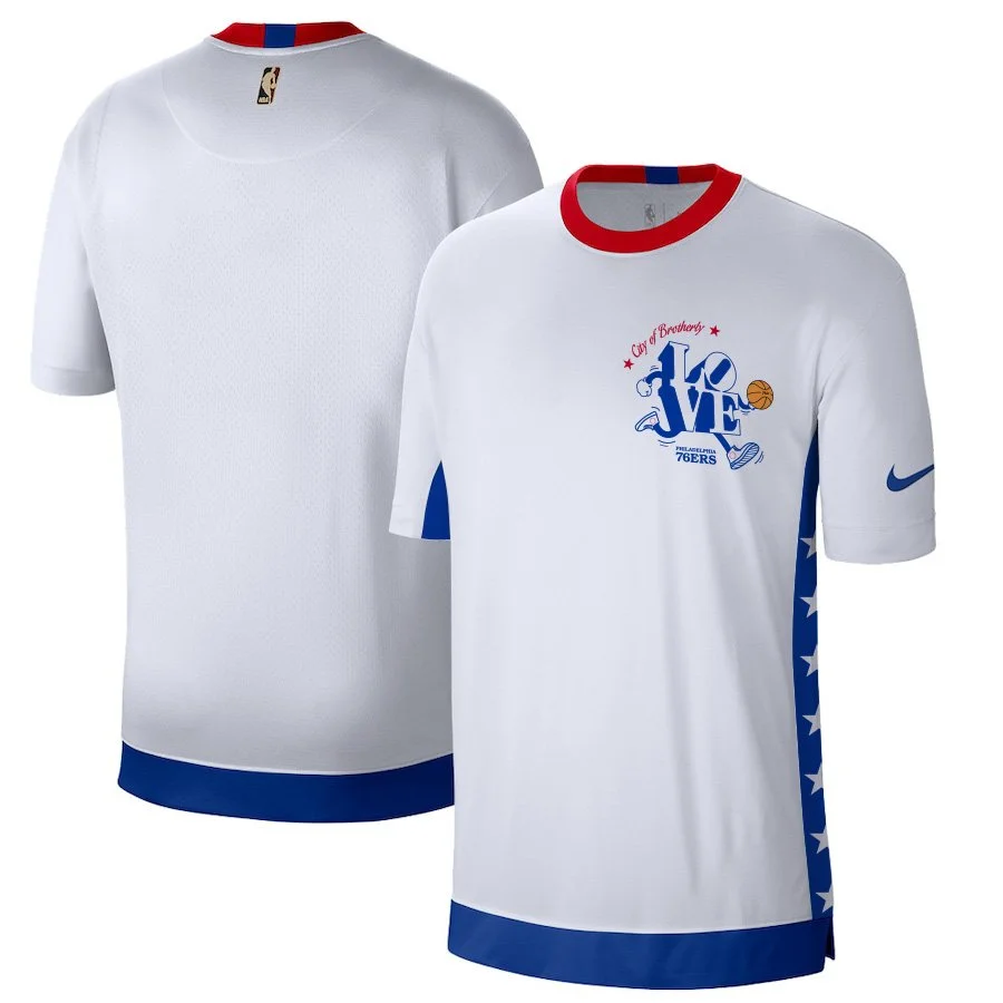 76ers 2021 Warm up Jersey