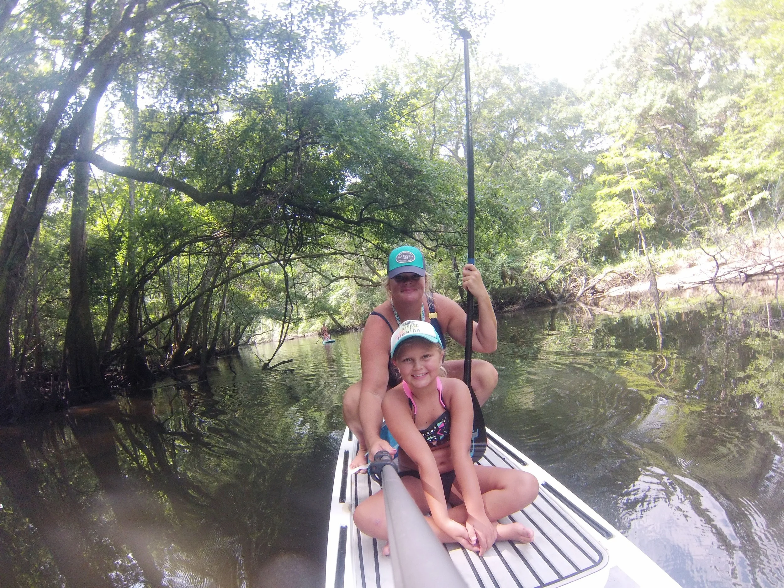 Paddling the fresh water springs just north of where we live in Panama City