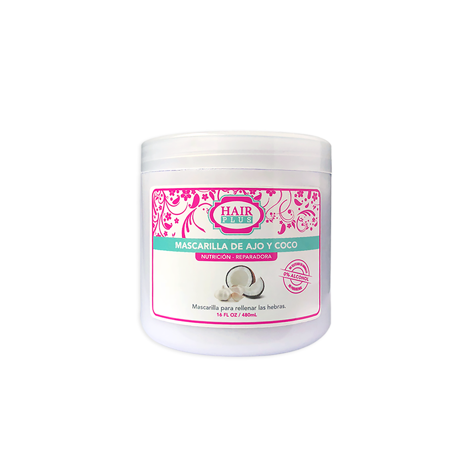Mascarilla De Ajo Y Coco Gotero De Crecimiento Jabon Rosa De Mosqueta Mediano Hair Plus Usa