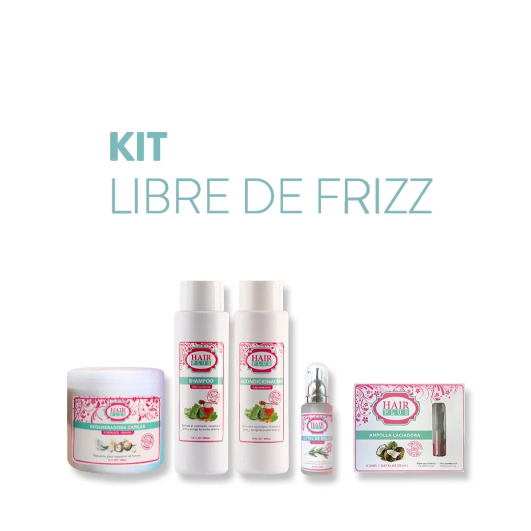 Shampoo 16oz - Conditioner 16oz - Gota de Brillo - Mascarilla Regeneradora Capilar - Ampollas Laciadoras 6pcs