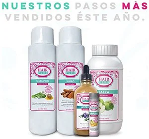 Shampoo 16oz - Suero 16oz - Jalea Penetre 16oz - Gotero de Crecimiento - Ampolla