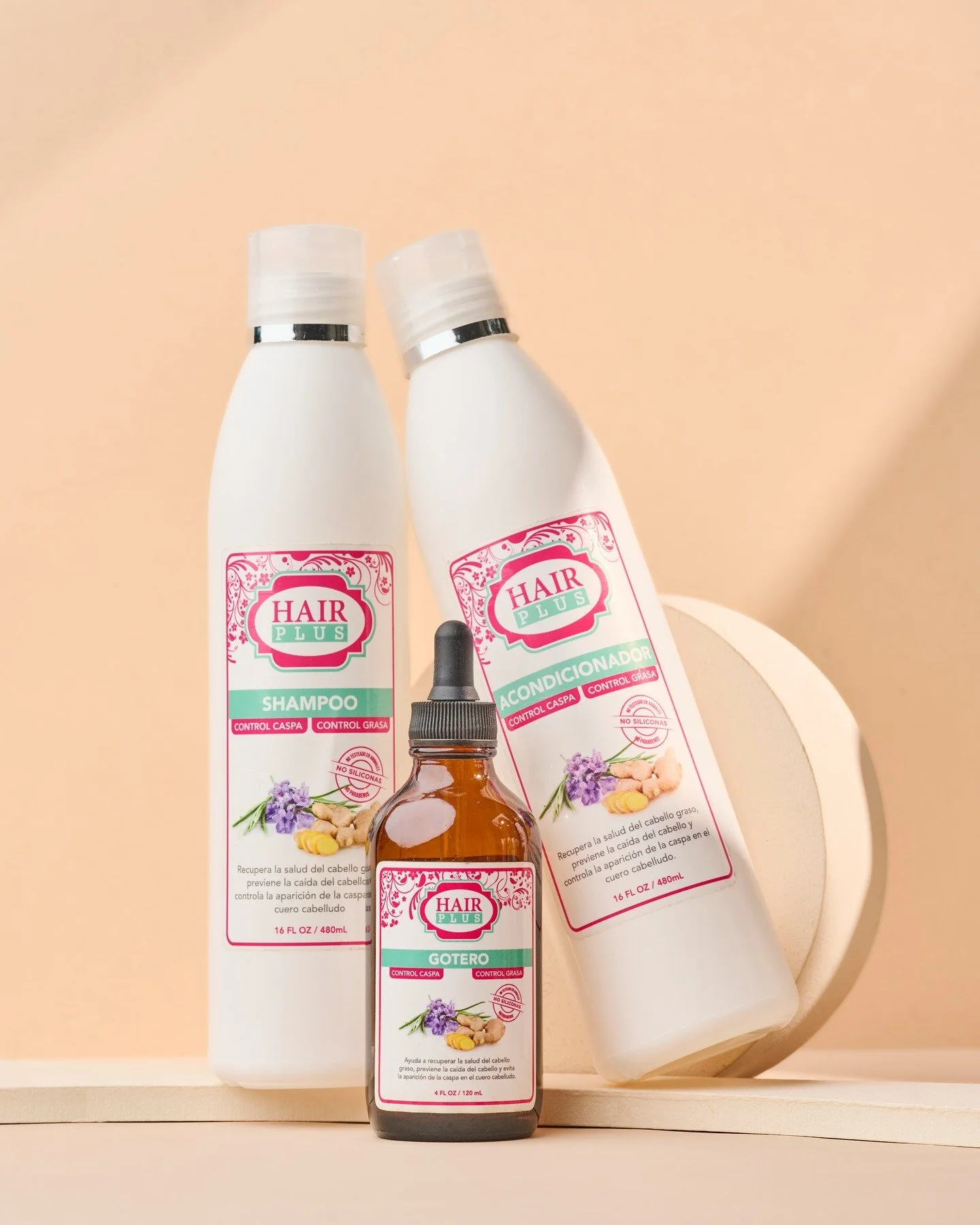 ✨&iexcl;Dile adi&oacute;s a la caspa y al exceso de grasa!✨

Nuestro Shampoo, Acondicionador y Gotero Hair Plus trabajan en perfecta armon&iacute;a para devolverle salud y frescura a tu cabello 🌿💆🏻&zwj;♀️

💖 Controla la caspa
💖 Regula la grasa
?