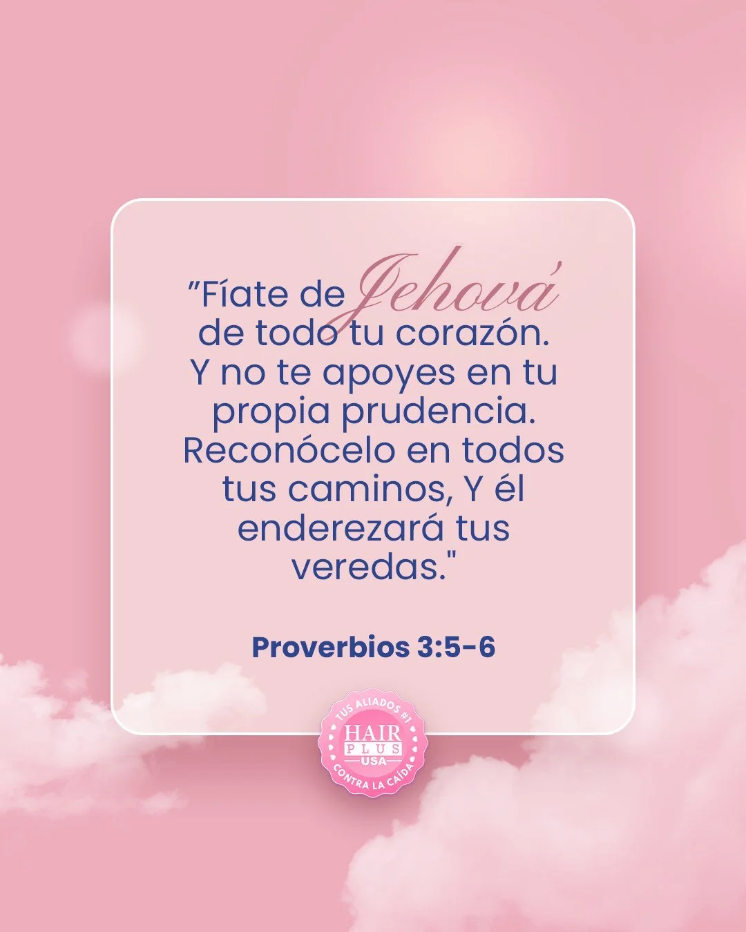 Aunque no entiendas, conf&iacute;a. Dios ya conoce el camino y su plan es perfecto y de bendici&oacute;n para ti.