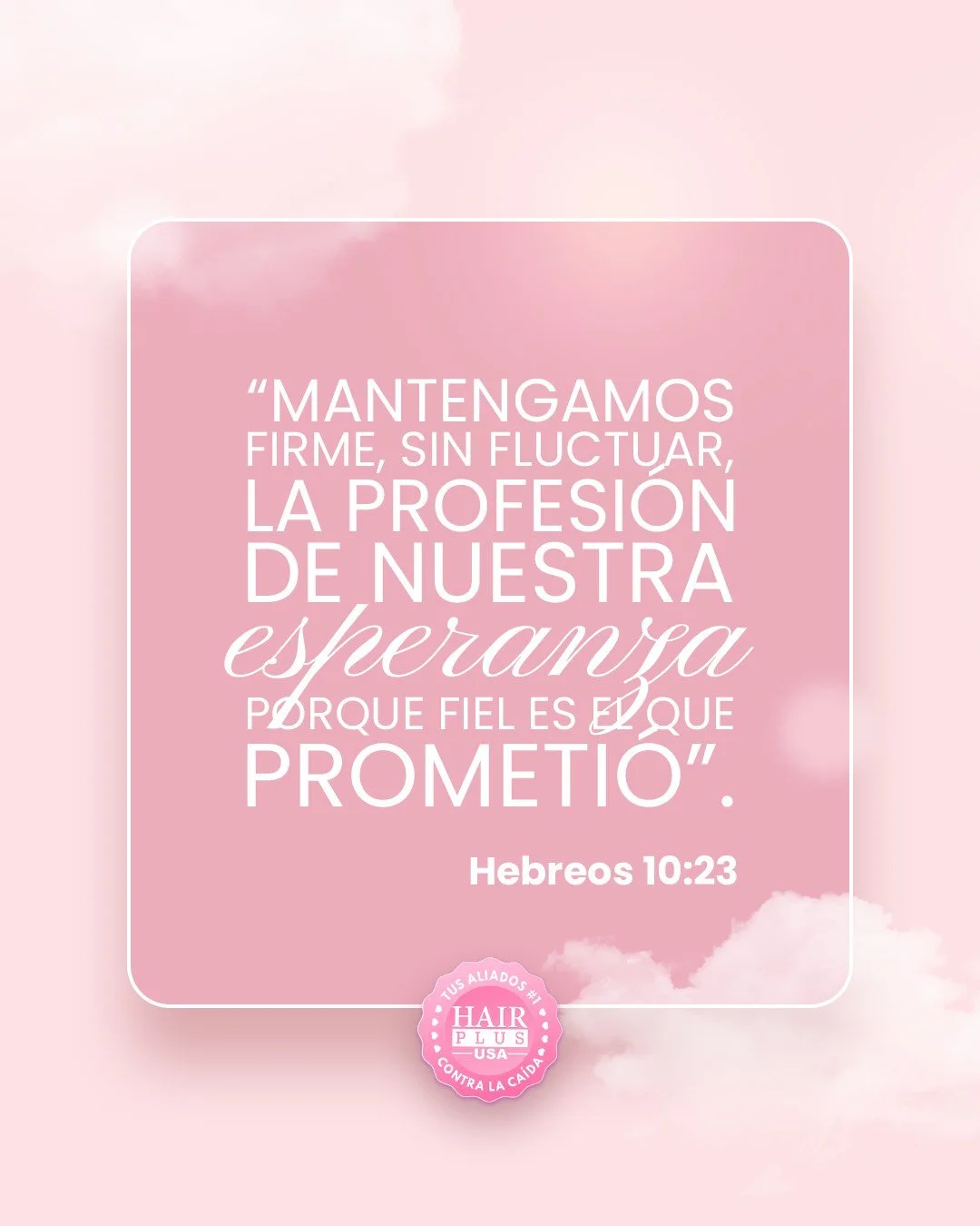 Af&eacute;rrate. Dios es fiel a Su palabra.