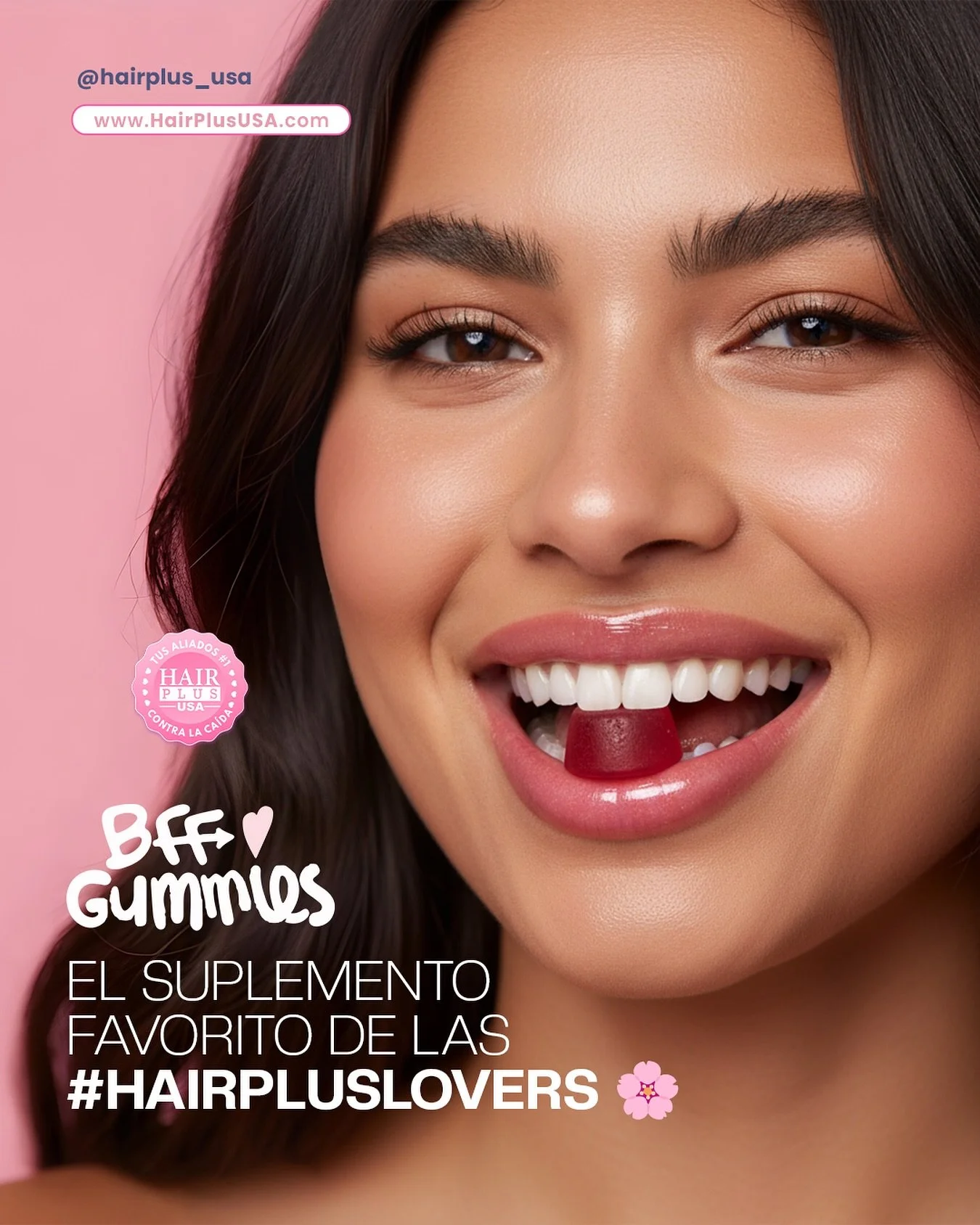 La belleza tambi&eacute;n empieza desde adentro ✨💆🏻&zwj;♀️

Nuestras BFF Gummies son el suplemento favorito de las #HairPlusLovers por una raz&oacute;n&hellip; 💖

🌸 Fortalecen el cabello desde la ra&iacute;z
🌸 Estimulan el crecimiento
🌸 Mejoran