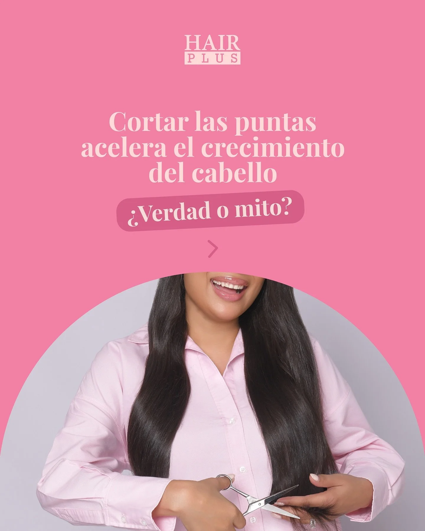 ✨ &iquest;Cu&aacute;ntas veces hemos escuchado que cortar las puntas hace que el cabello crezca m&aacute;s r&aacute;pido? ✂️💭

La verdad es que el crecimiento ocurre desde la ra&iacute;z 🌱, pero mantener las puntas sanas es clave para que tu melena