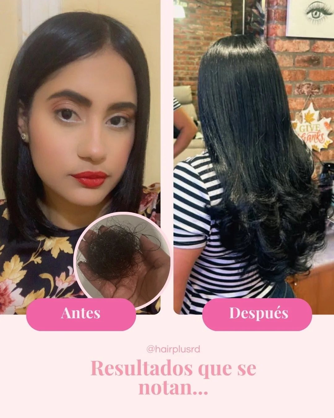 🌸✨ Nada supera lo que sucede cuando combinas constancia con los productos correctos. Hair Plus no es solo una l&iacute;nea&hellip; es un sistema completo, creado para que tu cabello vuelva a crecer m&aacute;s fuerte, m&aacute;s sano y m&aacute;s bri