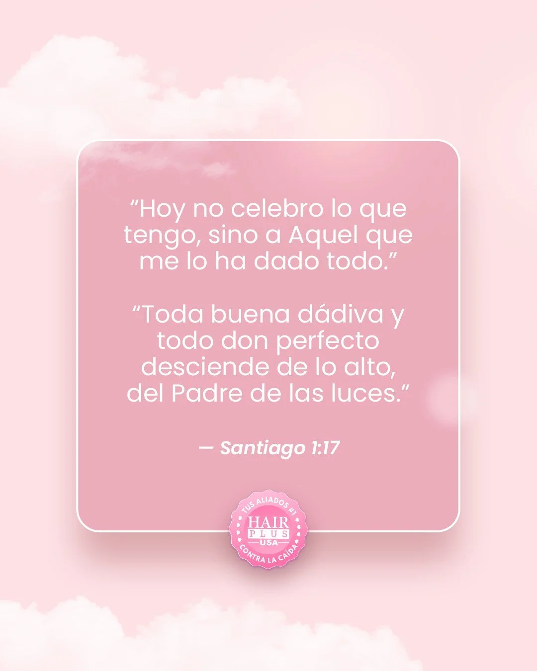 Este D&iacute;a de Acci&oacute;n de Gracias, mi coraz&oacute;n se inclina ante Dios.

Porque en cada l&aacute;grima, cada victoria y cada d&iacute;a ordinario, Su amor ha estado presente.

Gracias, Se&ntilde;or, porque en Ti encuentro todo lo que nec