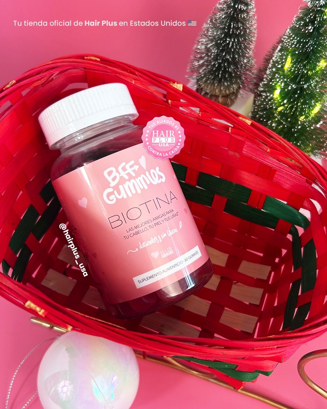 &iexcl;El Dulce Sabor de un Cabello Saludable! 🍓

&iquest;A qui&eacute;n no le gusta empezar su rutina de belleza con un capricho delicioso? 😋

Nuestras BFF Gummies de Biotina no solo tienen un sabor incre&iacute;ble a fresa, sino que son el suplem