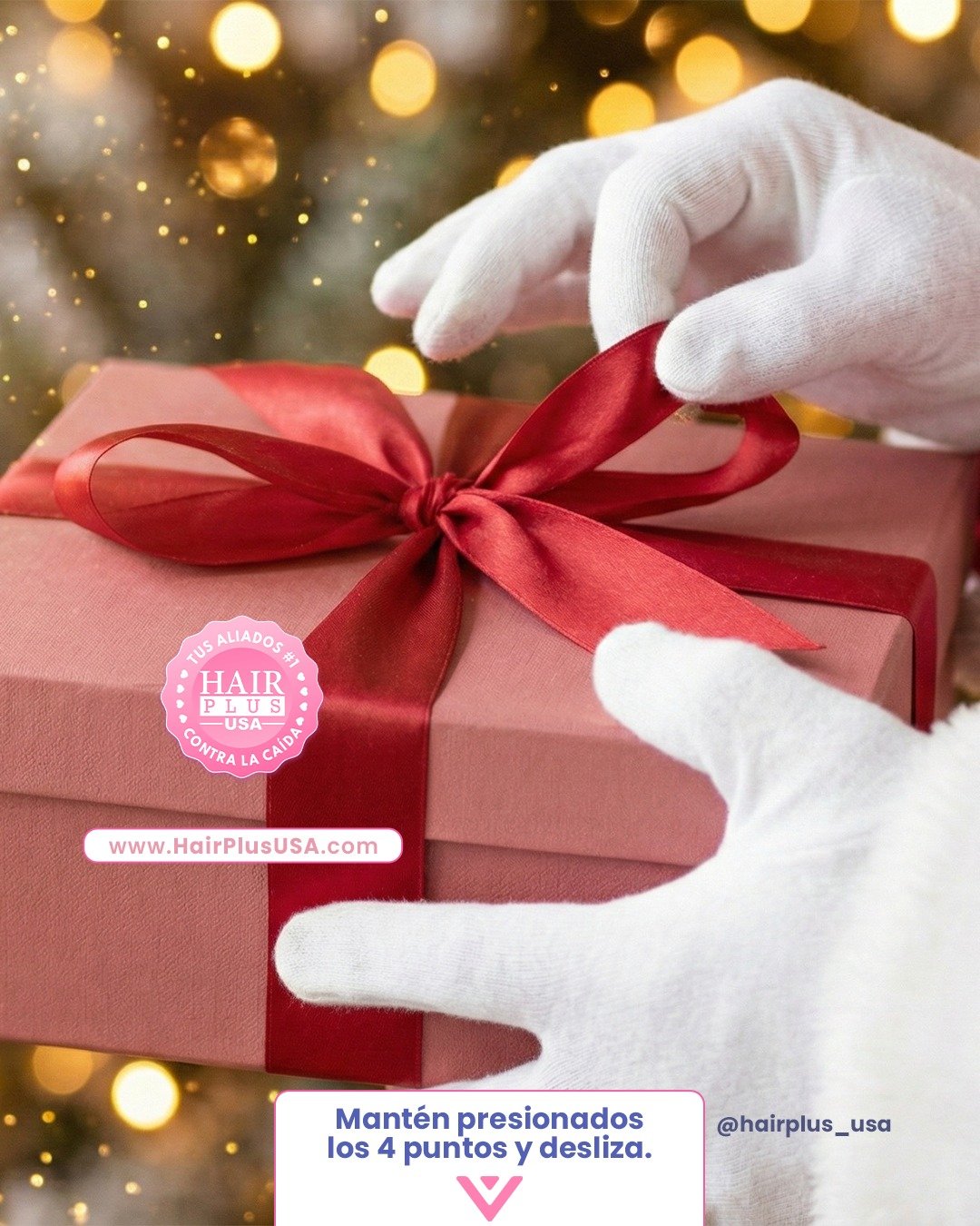 Mant&eacute;n presionado y abre el regalo 🎁✨ Desliza despacio como cuando abres una caja especial.

Porque este no es cualquier regalo: es el momento en que tu cabello recibe lo que se merece.

Dentro te esperan dos aliados que transforman tu rutina