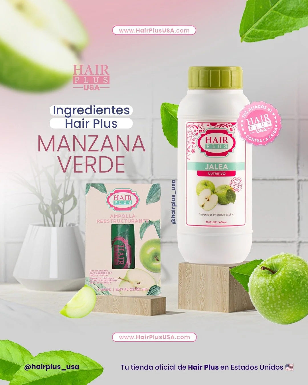 LA MANZANA VERDE ES UNA ARQUITECTA DE HEBRAS 🍏🏗️

&iquest;Tus hebras se rompan al peinarte de lo maltratadas que est&aacute;n? Deja que la manzana verde haga de tu melena su pr&oacute;ximo proyecto de &eacute;xito. 👷🏽 📐✒️

Porque, s&iacute;, la 