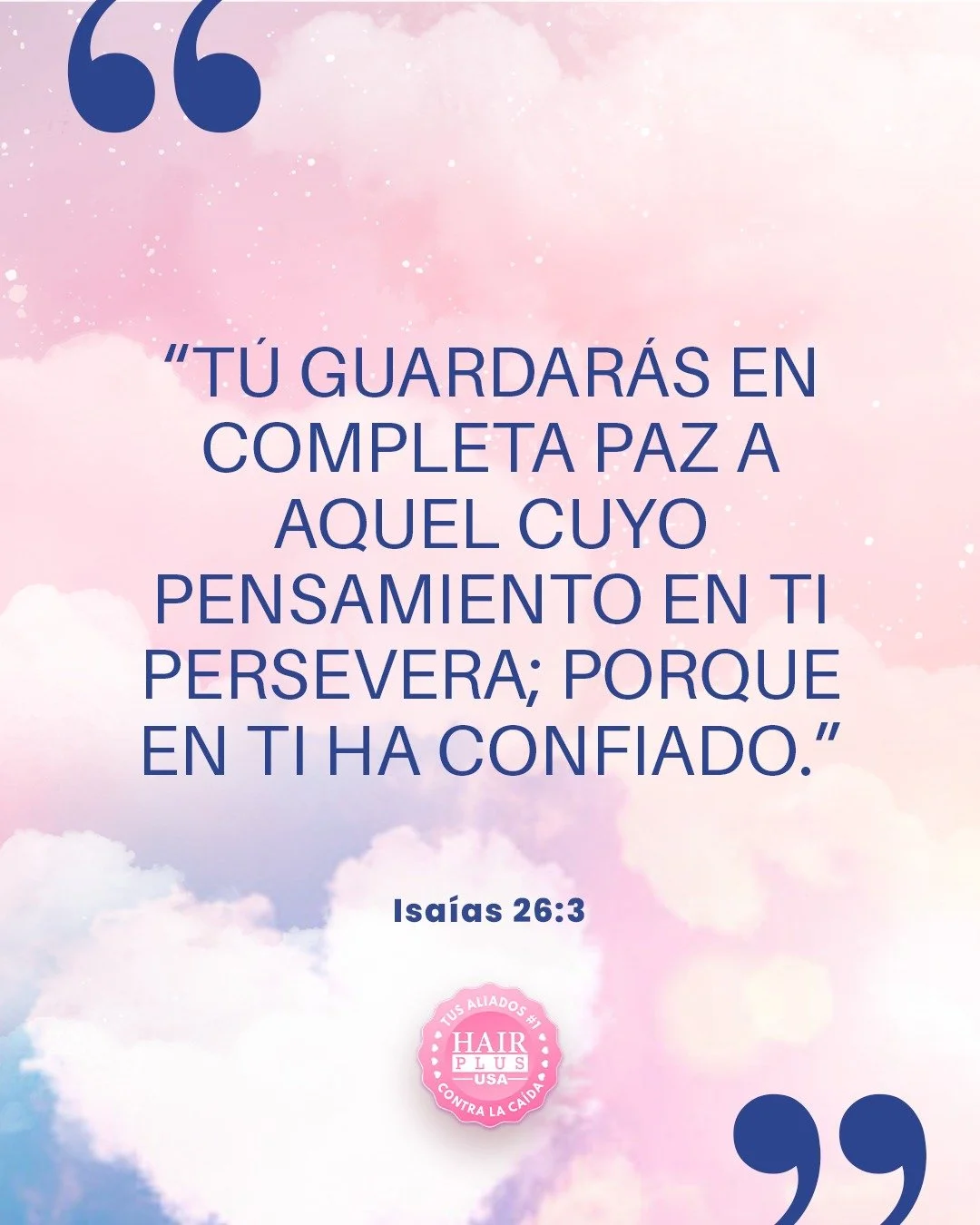La paz no depende de lo que pasa afuera, sino de en qui&eacute;n tienes puesta tu mente. 🕊️
Si conf&iacute;as en Dios, incluso en medio del caos, encontrar&aacute;s descanso.