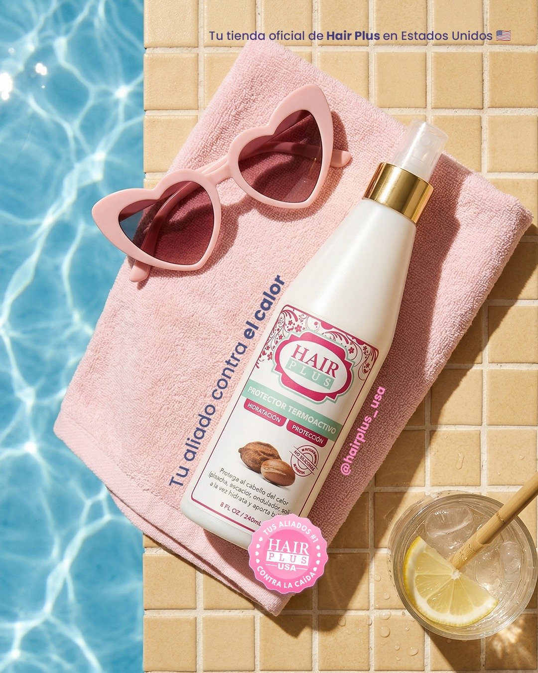 Sol, piscina&hellip; y cero frizz ☀️ Nuestro Termoprotector Hair Plus es el paso que no puede faltar si quieres un cabello protegido, suave y con brillo, incluso en d&iacute;as de calor, humedad o exposici&oacute;n al sol.

&iquest;Por qu&eacute; inc