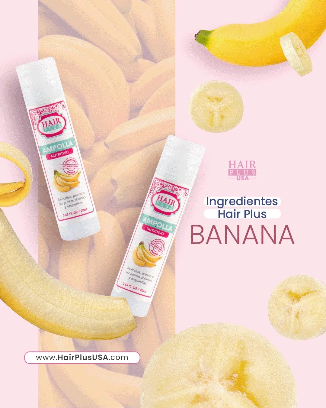 LA BANANA 🍌 Y TUS PUNTAS SON THE PERFECT MATCH.

Fuimos los PRIMEROS en lanzar un producto capilar al mercado a base de este ingrediente y fue por esto:

🍌 Suaviza y fortalece las puntas abiertas
🍌 Revitaliza el cabello reseco
🍌 Rellena e hidrata