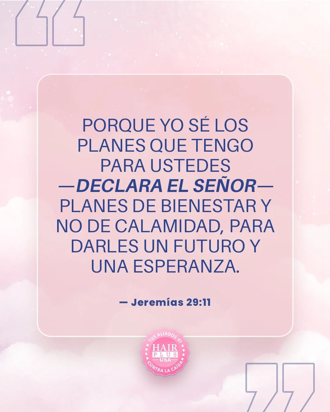 Aunque no entiendas el proceso, Dios ya tiene un futuro lleno de esperanza preparado para ti.