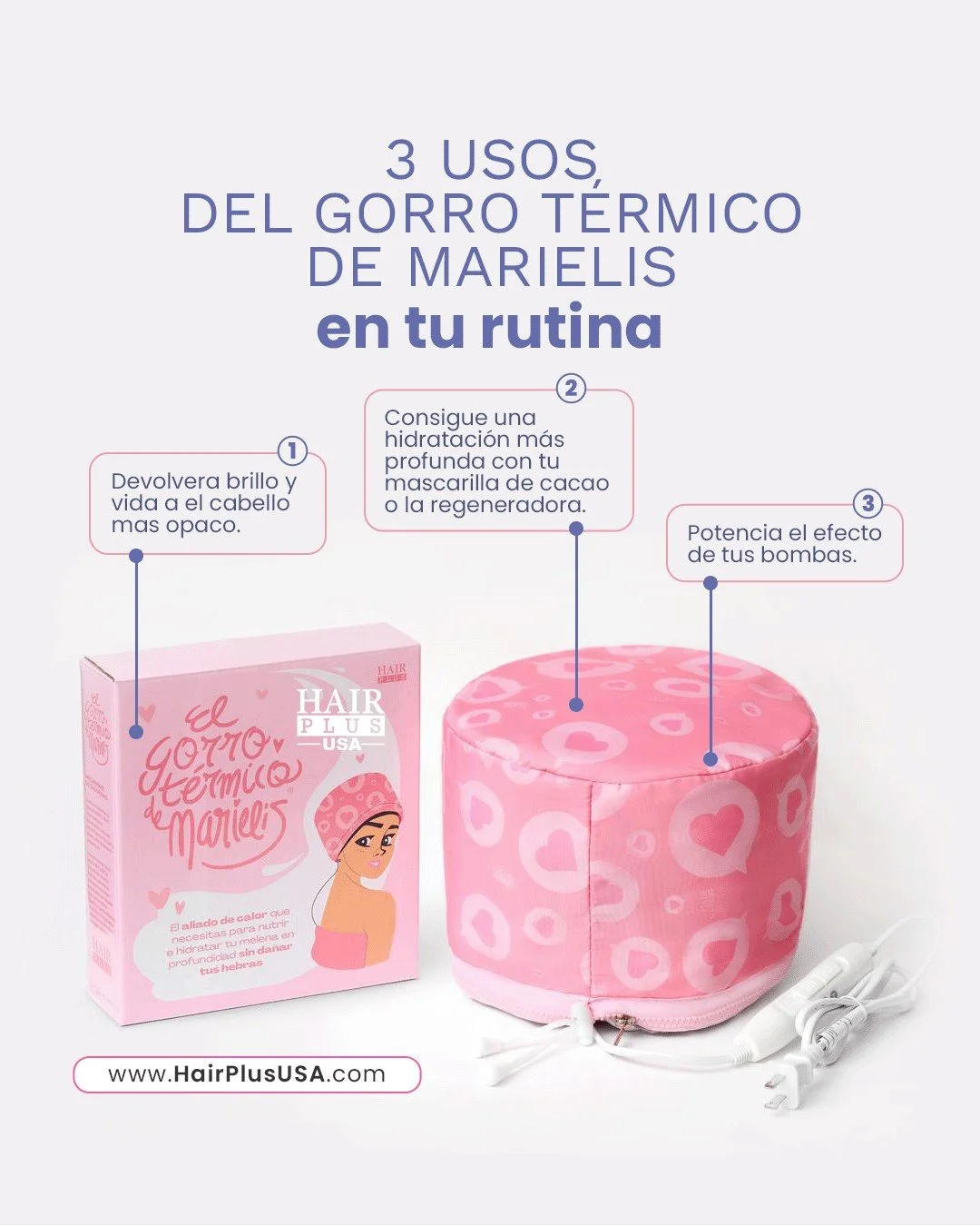 MULTIPLICA EL EFECTO DE TUS BOMBAS Y MASCARILLAS 🤩

S&iacute;, as&iacute; como lees. Esto y mucho m&aacute;s, es lo que conseguir&aacute;s con el NUEVO GORRO T&Eacute;RMICO DE MARIELIS 😎

1️⃣ Activa la mascarilla Lacio Real para potenciar su efecto