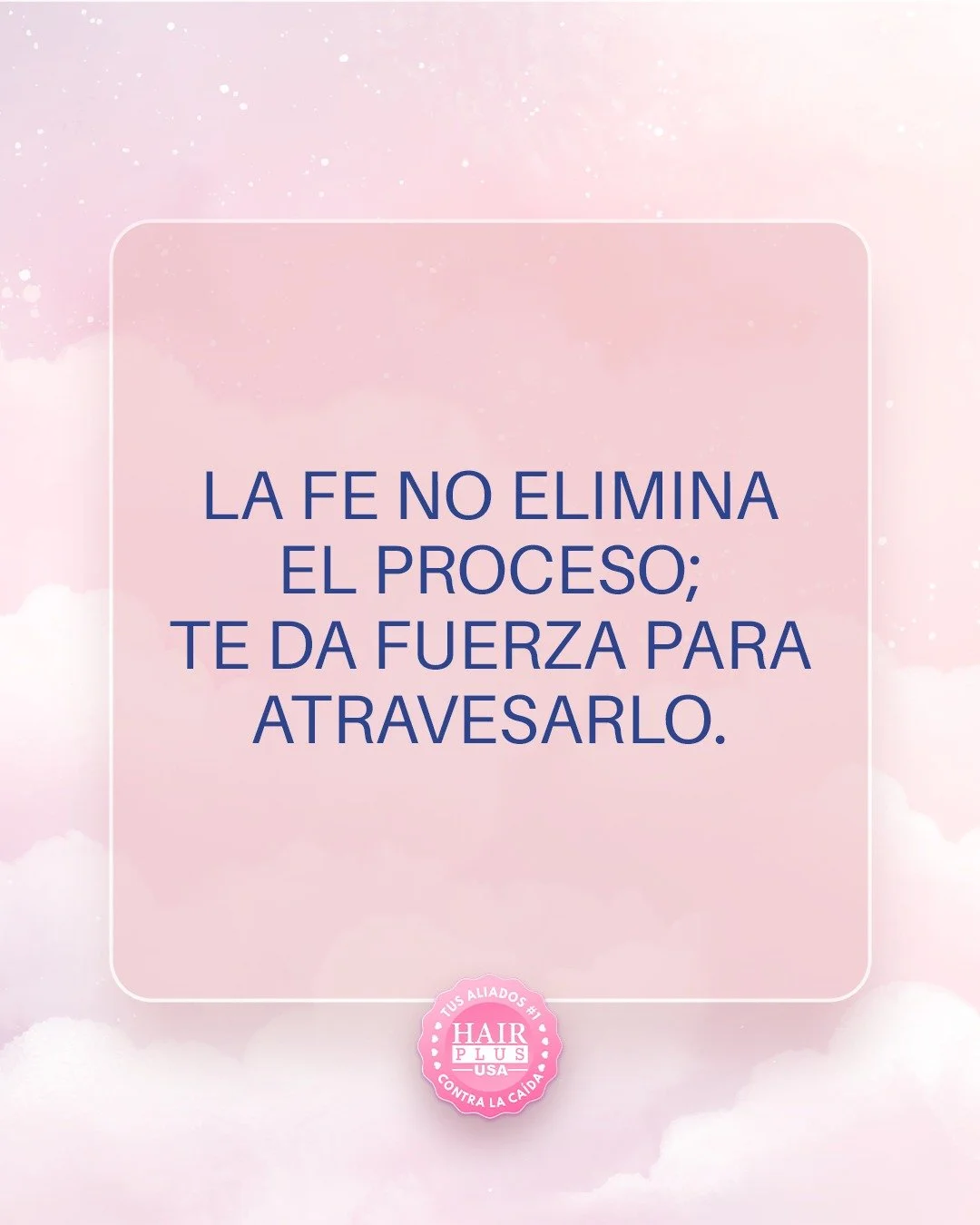La fe no es escapar del proceso, es tener la fuerza para permanecer en &eacute;l.
Es seguir creyendo cuando duele, cuando cuesta, cuando no entiendes.
Porque al final, el proceso tambi&eacute;n es parte del milagro. 🙏