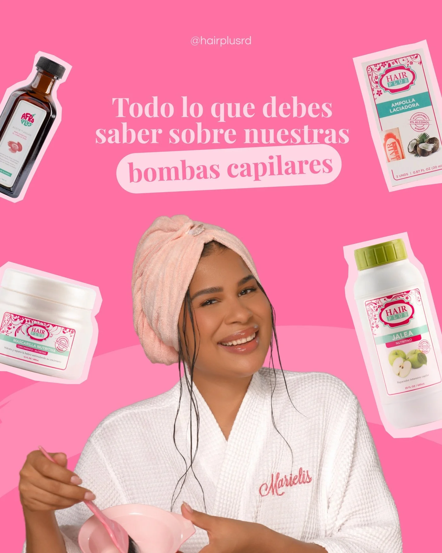 ✨ Todo lo que deben saber ✨

Las bombas capilares son una forma de potenciar su rutina combinando productos seg&uacute;n las necesidades de su cabello 💕

No sustituyen tratamientos de crecimiento, pero s&iacute; ayudan a mejorar la apariencia, hidra