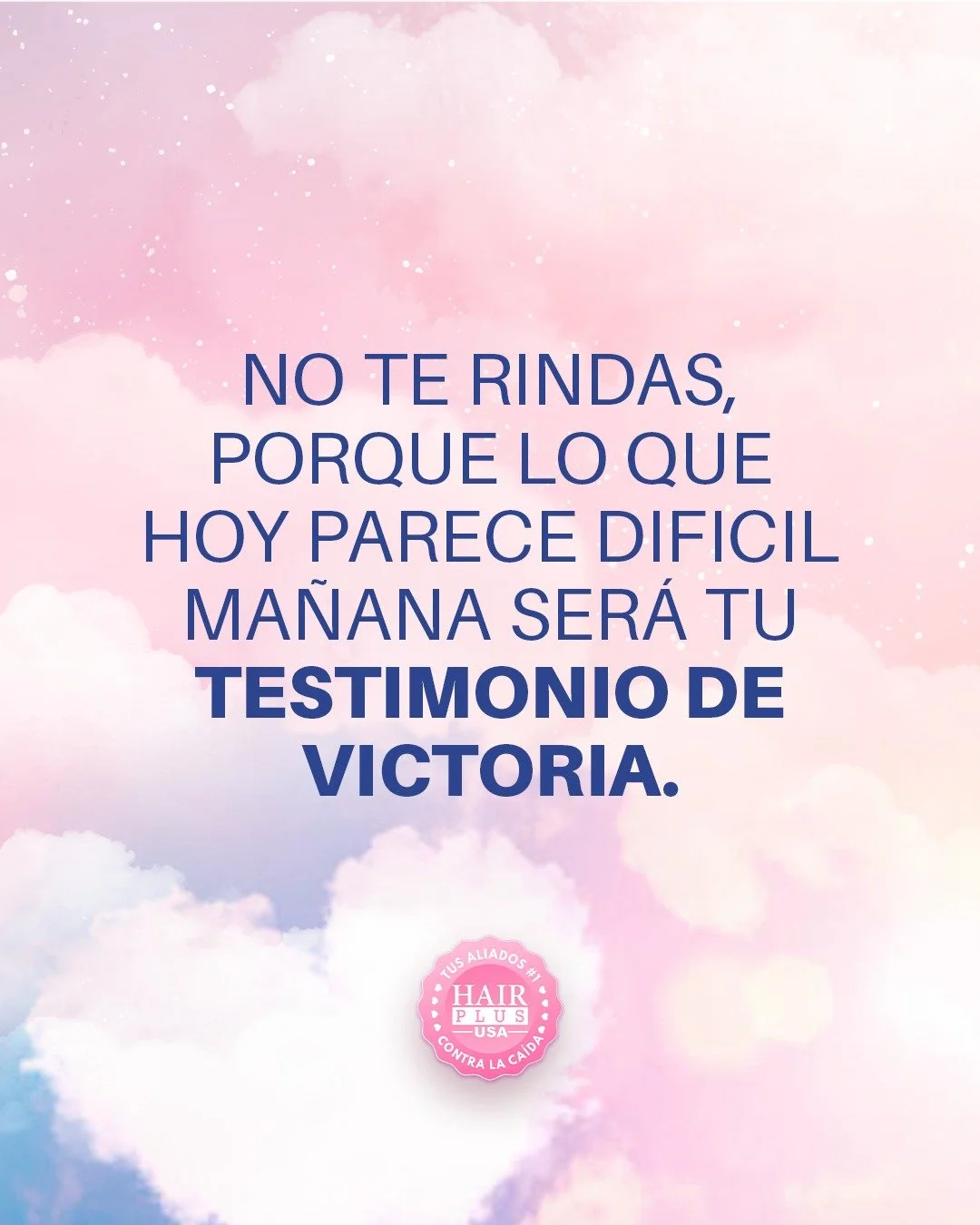 No te rindas.
Lo que hoy te pesa, ma&ntilde;ana ser&aacute; la historia que contar&aacute;s como victoria.
Dios termina lo que empieza&hellip; y contigo no ser&aacute; la excepci&oacute;n. 💫