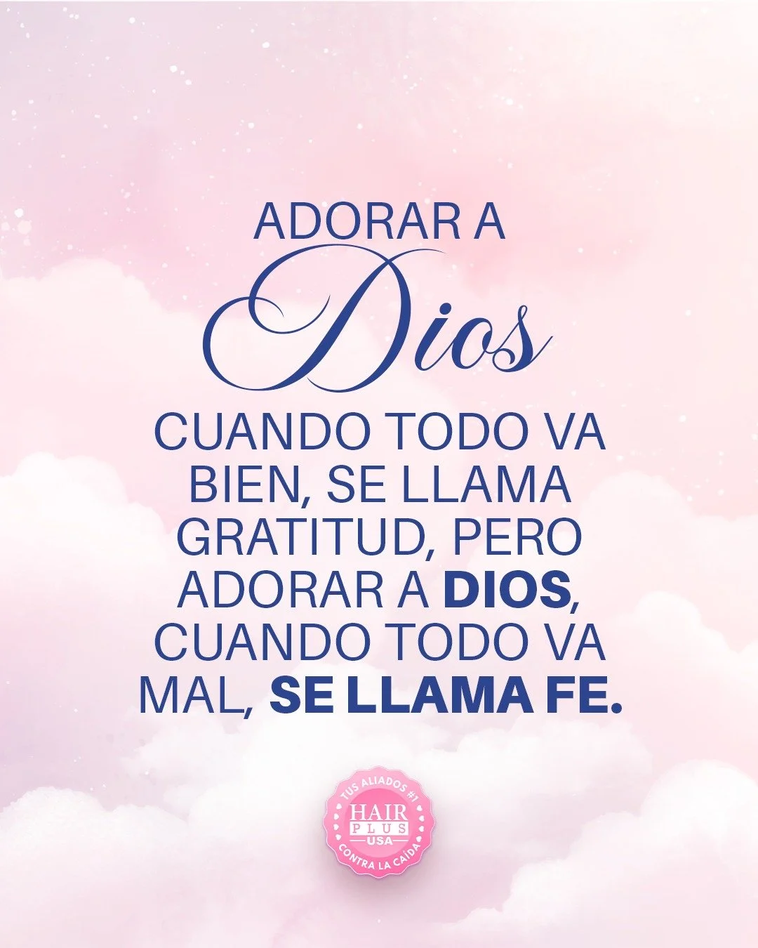 Adorar a Dios cuando todo va bien es gratitud&hellip;
pero hacerlo en medio del dolor, es fe verdadera.
Y esa fe es la que mueve el coraz&oacute;n de Dios. 🙌