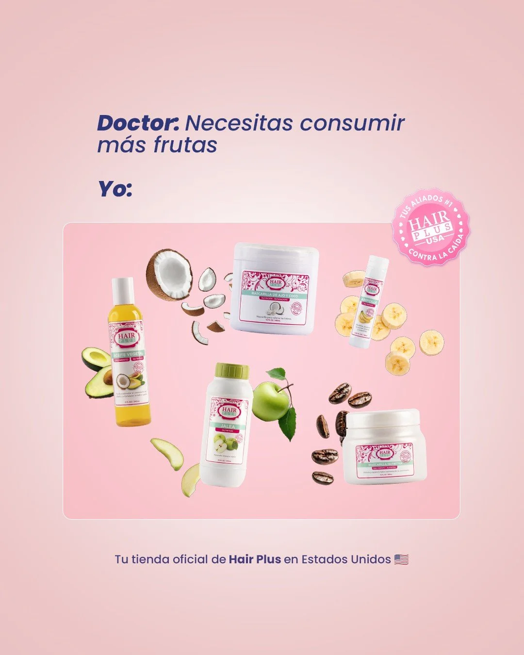 Si quieres un cabello m&aacute;s fuerte, brillante y con crecimiento real, no es solo lo que comes&hellip; es lo que aplicas.

Los ingredientes naturales son la base para nutrir, reparar y darle vida a tu melena desde la ra&iacute;z hasta las puntas.
