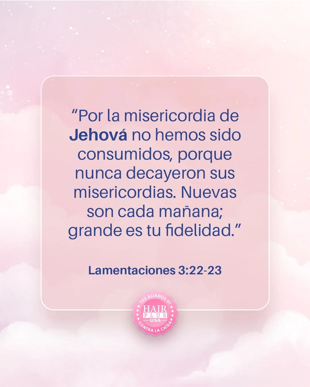 Dios no se cansa de darte nuevas oportunidades. Cada ma&ntilde;ana es evidencia de Su fidelidad contigo. 🌅