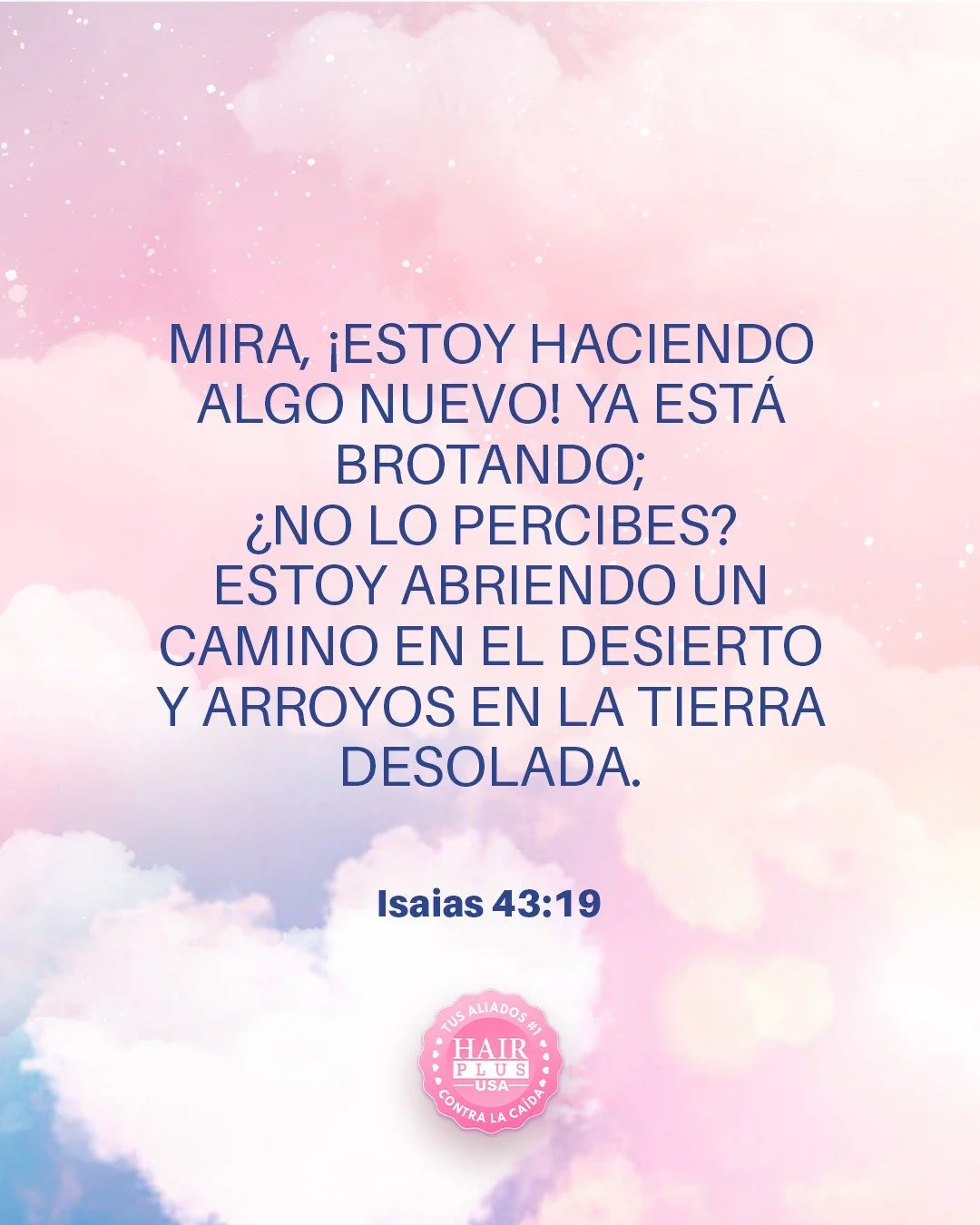 Dios ya est&aacute; obrando, incluso cuando no lo ves. Est&aacute; abriendo caminos donde parec&iacute;a imposible y trayendo vida donde todo estaba seco. Conf&iacute;a&hellip; lo nuevo ya comenz&oacute; 🌿