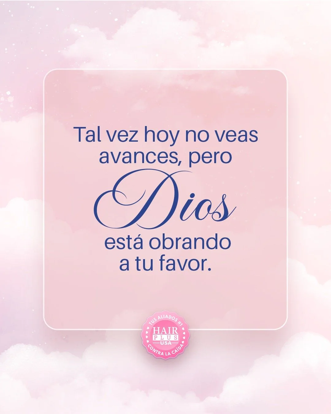 Aunque hoy no veas cambios, Dios no se ha detenido.
&Eacute;l sigue obrando en lo invisible, acomodando cada detalle a tu favor.
Lo que hoy no entiendes, ma&ntilde;ana te har&aacute; sentido ✨