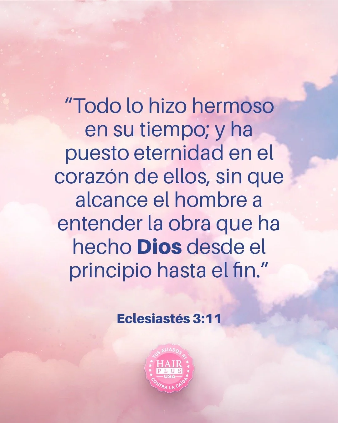 No necesitas entender todo el proceso para confiar en el resultado. Dios hace todo perfecto a su tiempo ⏳