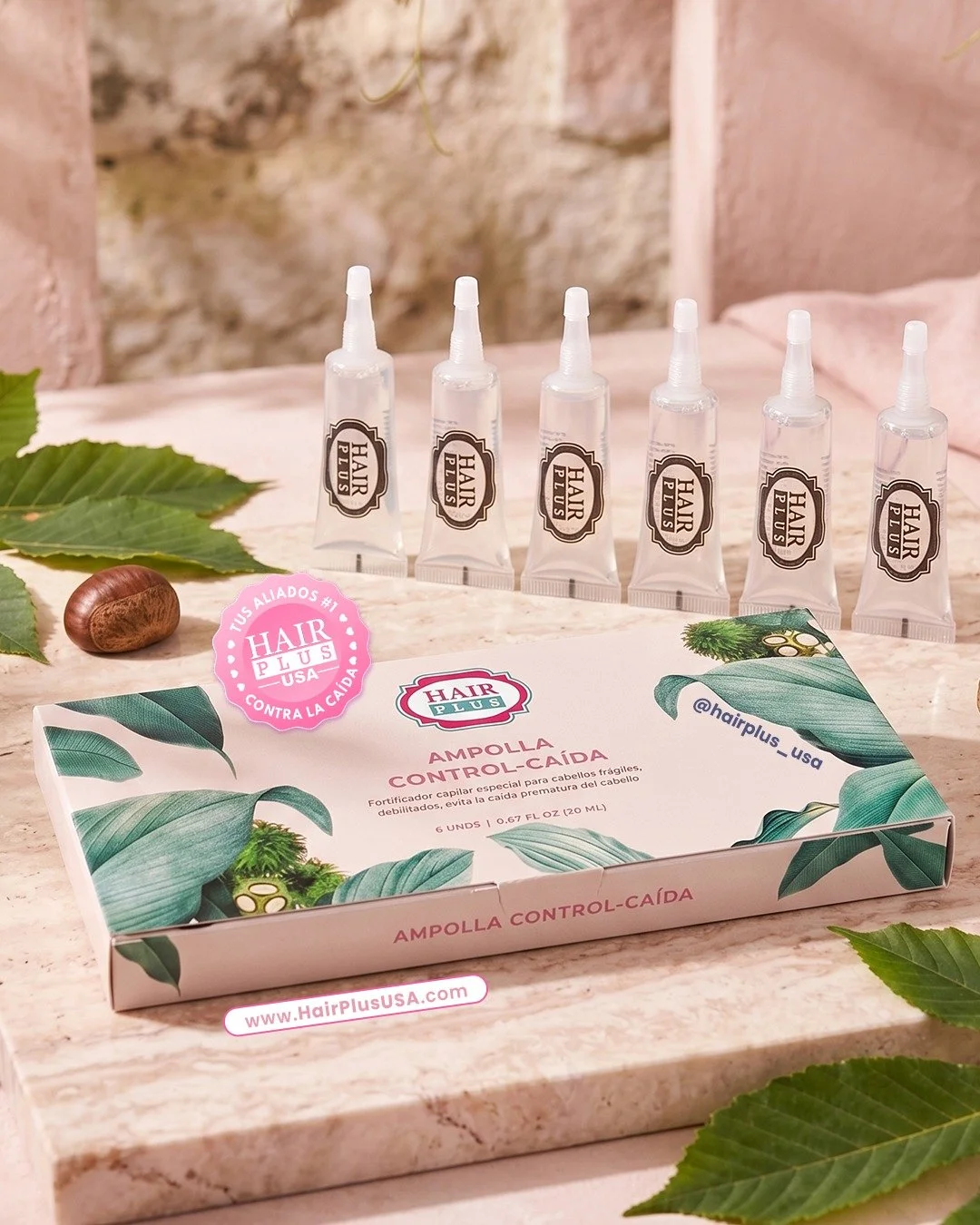 &iquest;Sientes que tu cabello se cae m&aacute;s de lo normal y ha perdido su fuerza? 🛑 El secreto para frenar la ca&iacute;da del cabello est&aacute; en una nutrici&oacute;n capilar profunda.

Nuestra Ampolla Control-Ca&iacute;da de Hair Plus es el