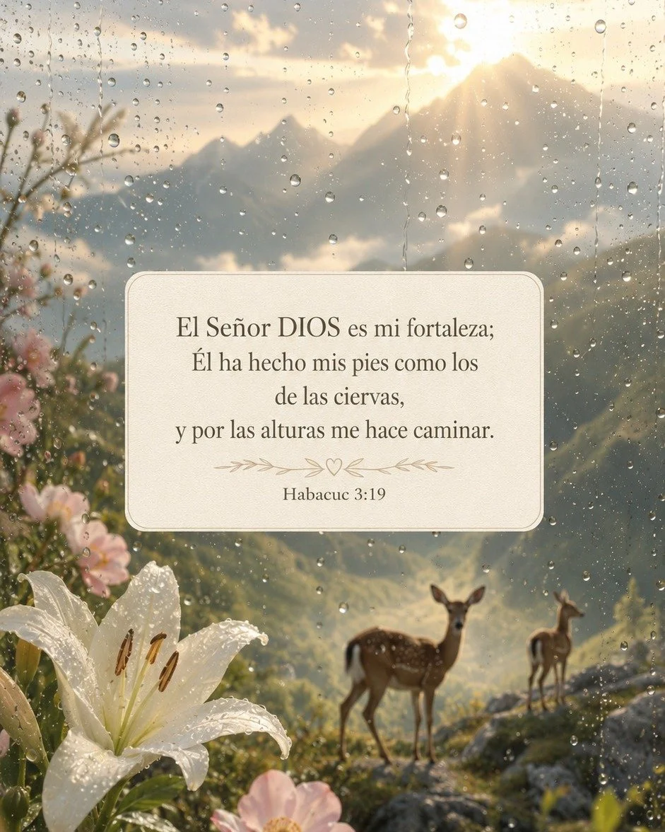 Cuando sientes que no puedes m&aacute;s, recuerda de d&oacute;nde viene tu fuerza. 💪✨
Dios no solo te sostiene, te prepara para avanzar con firmeza, incluso en terrenos dif&iacute;ciles.