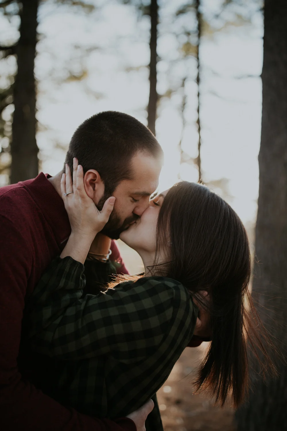 These two are getting married in June and I get another sister in-law! Can't wait! #annaruckphotos #socute #loveisintheair #winterengagementphotos #stlphotographer #engagementphotographer #stlweddingphotographer