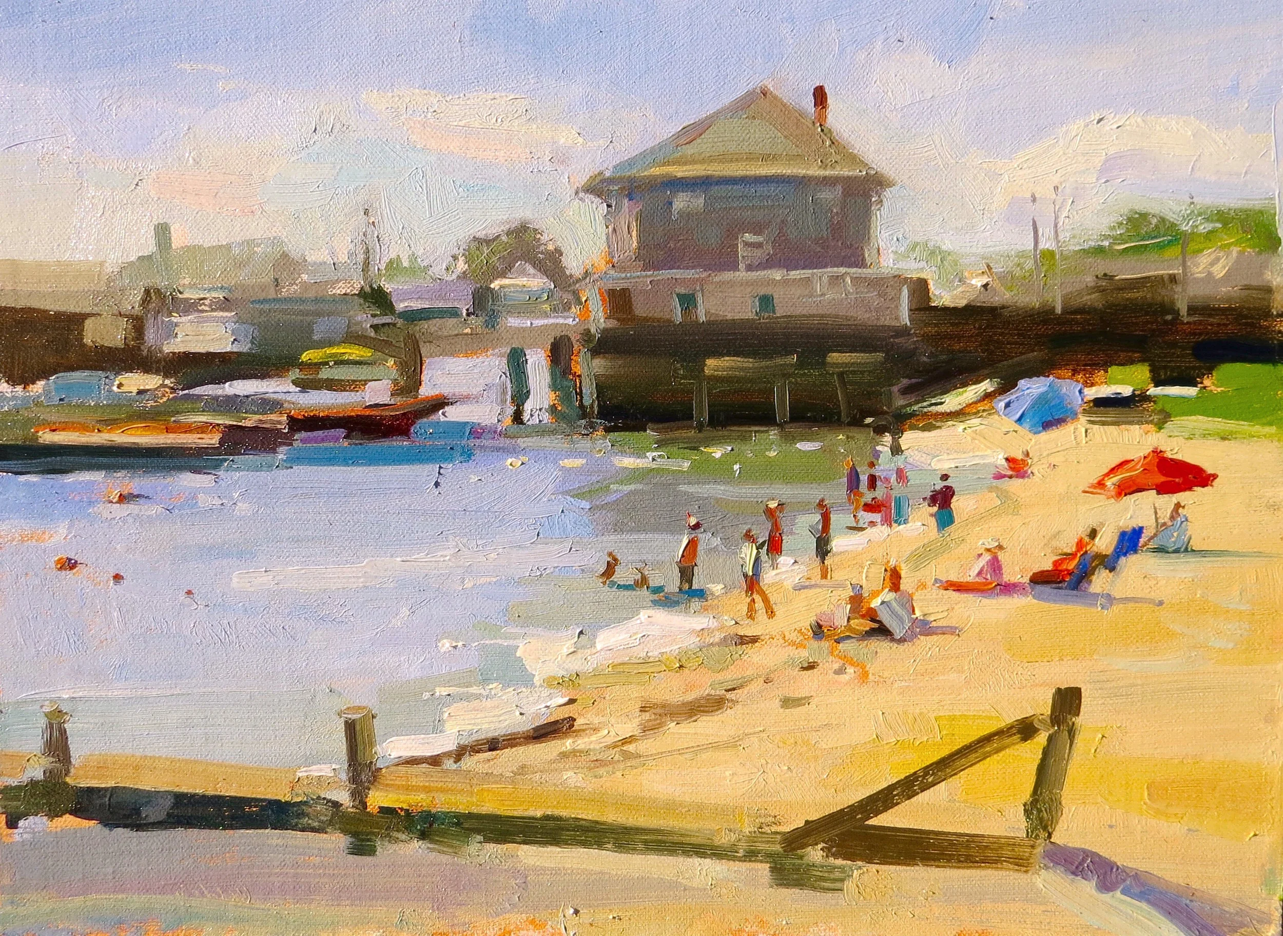 Children's Beach, Nantucket 9x12, $1400