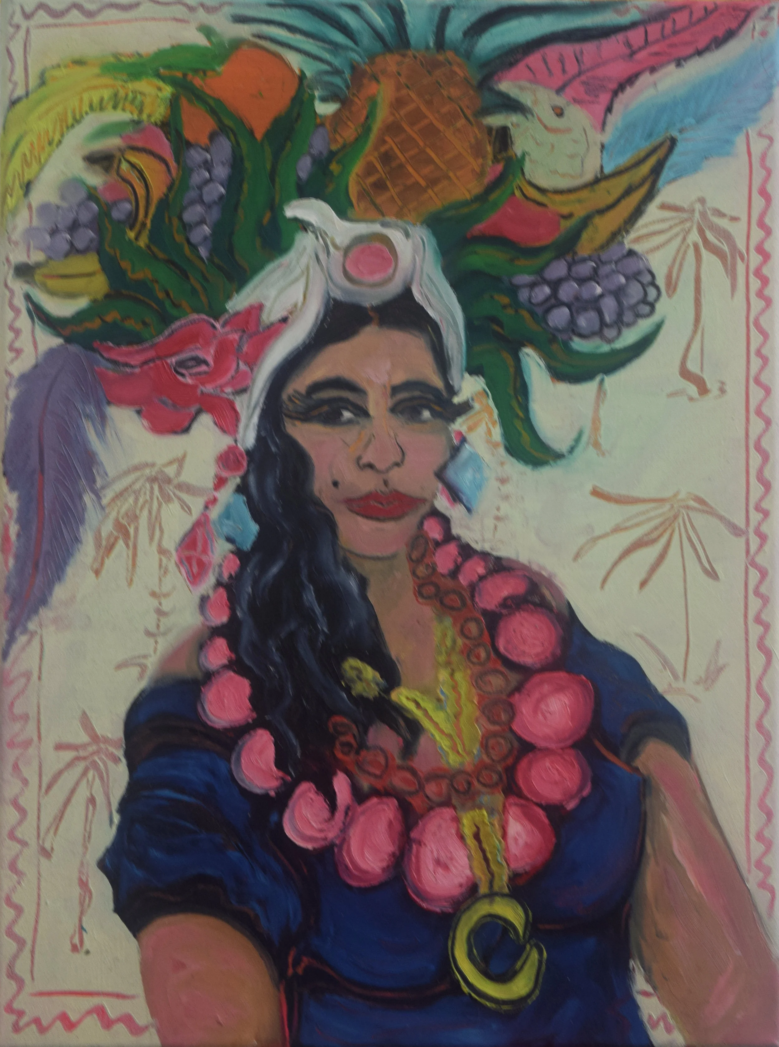 Mujer con Frutas