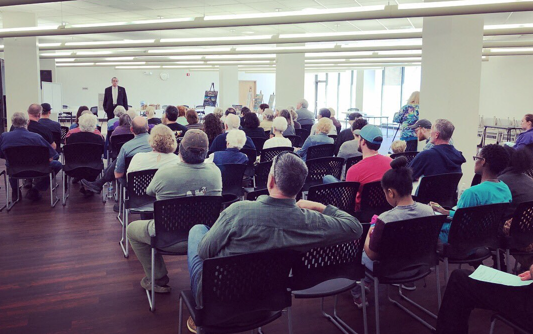 February 24, 2018 meeting on rezoning for East Cambell Coarsey Farm