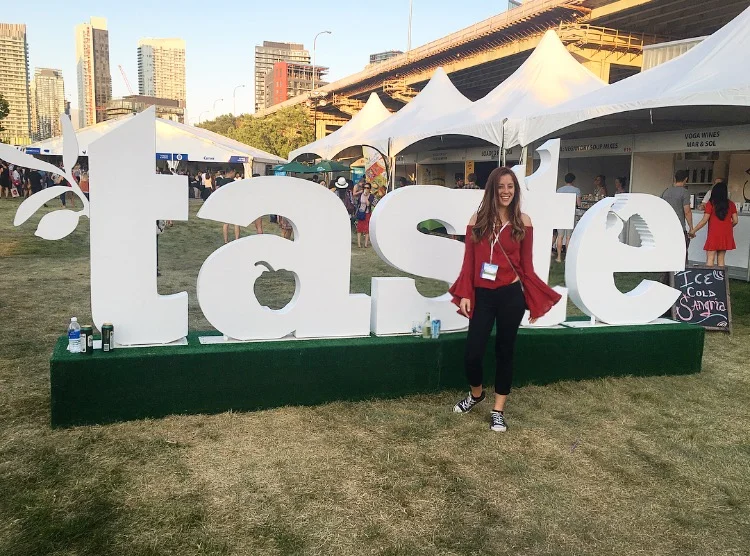 Me last year at Taste of Toronto!