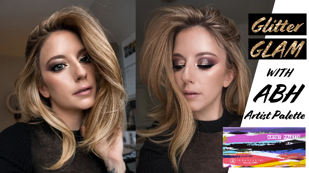 GLITTER GLAM WITH MY ABH ARTIST PALETTE