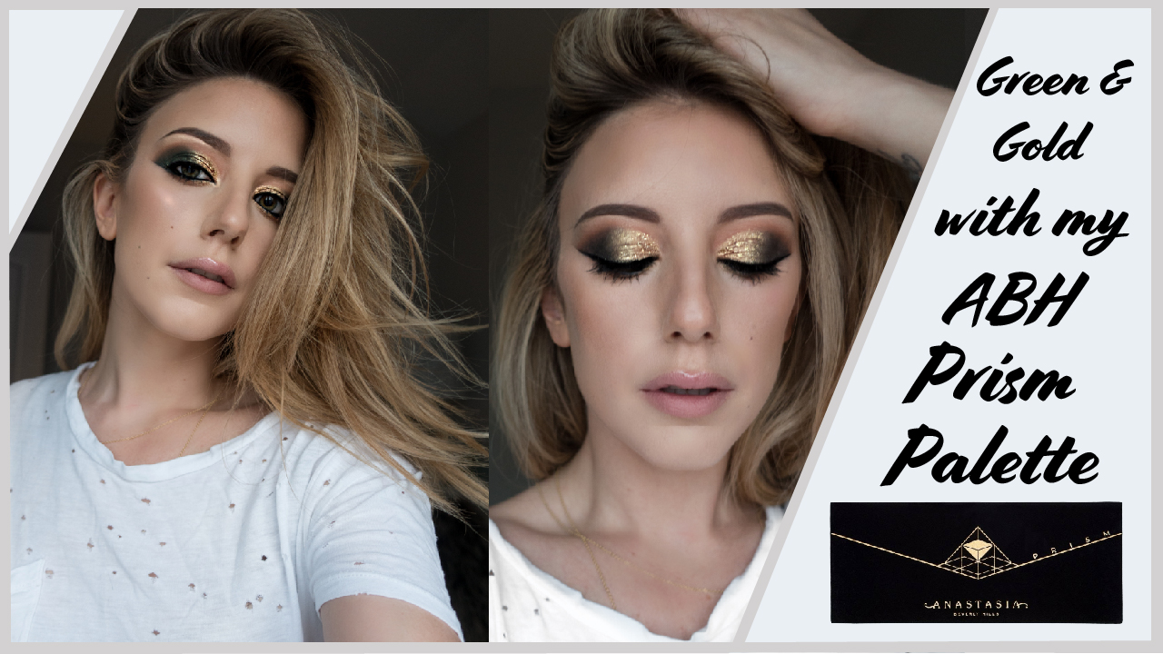 GREEN AND GOLD: ABH PRISM PALETTE