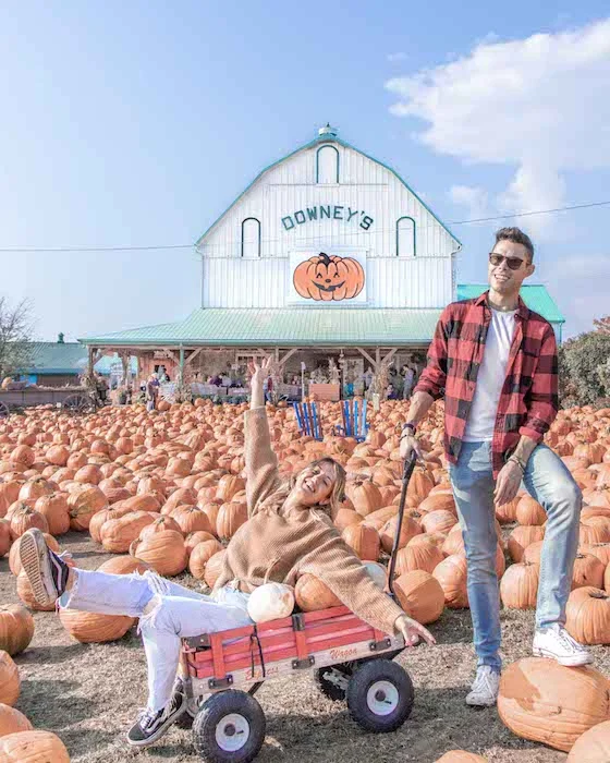 @InspiredByNick and I at Downey’s Farm