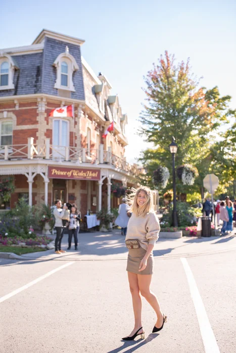 It was a beautiful day to walk around the town of Niagra-On-The-Lake!