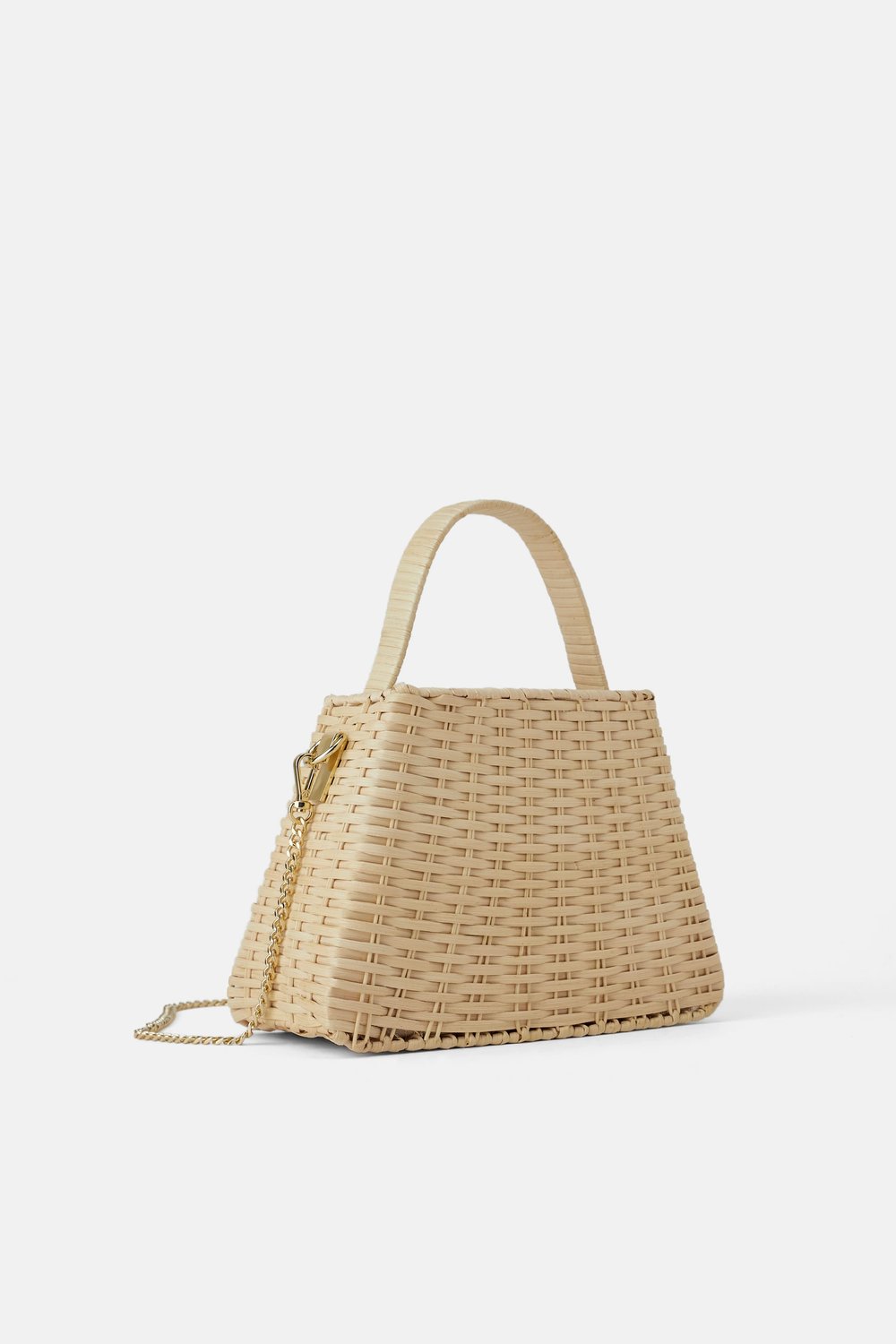 NATURAL CITY BAG WITH CHAIN