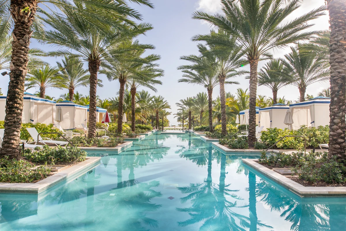 One of the pools at the Grand Hyatt Baha Mar