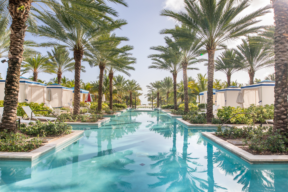 One of the pools at the Grand Hyatt Baha Mar
