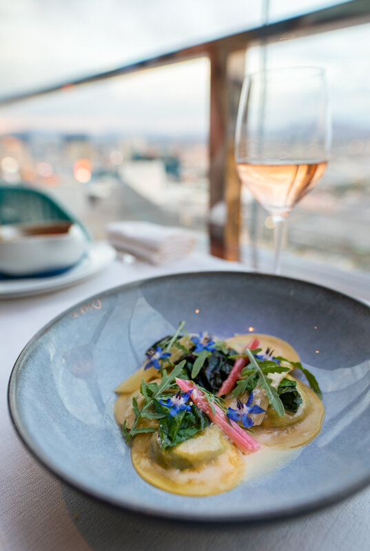 Ricotta Ravioli with Swiss chard and Mint